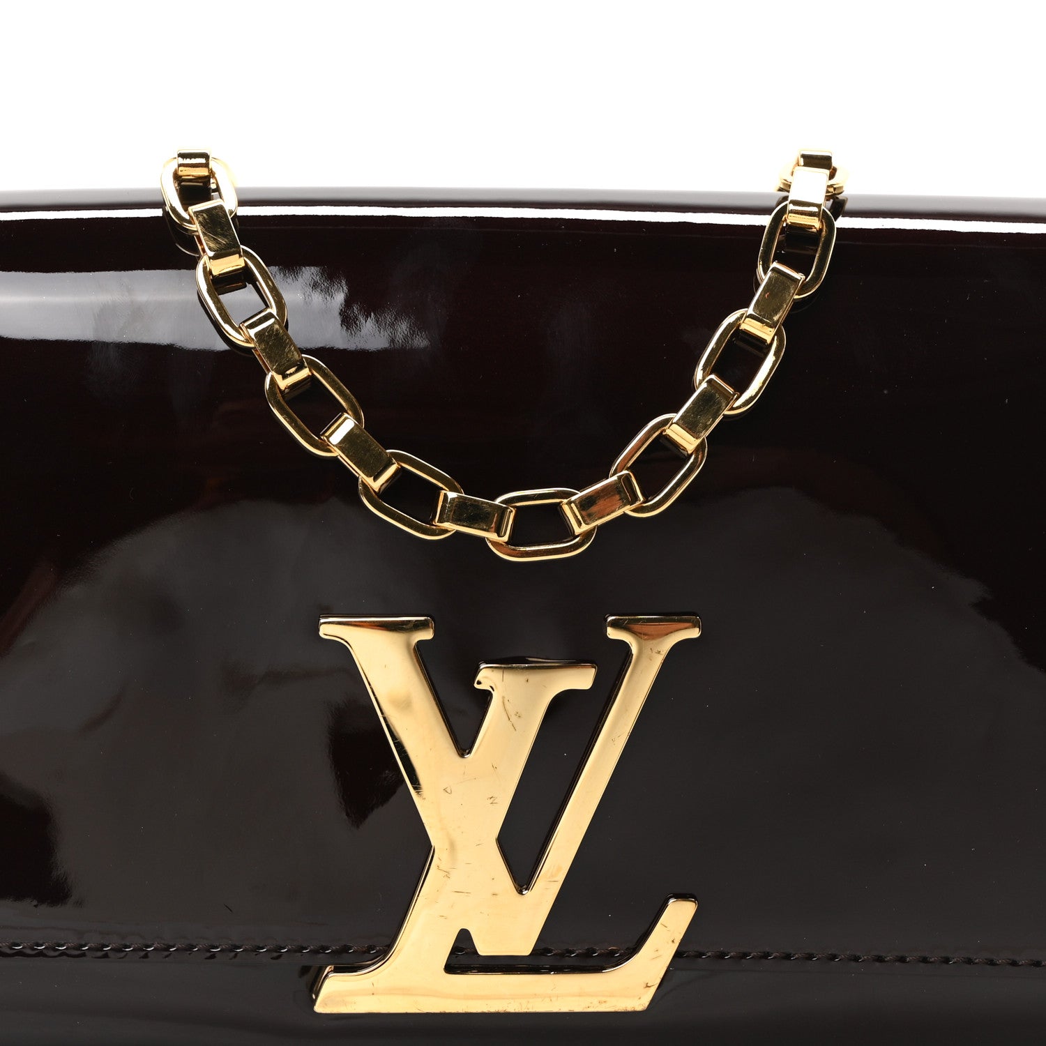 Patent Louise GM Chain Clutch Amarante