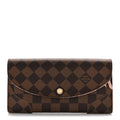 Damier Ebene Caissa Wallet Rose Ballerine