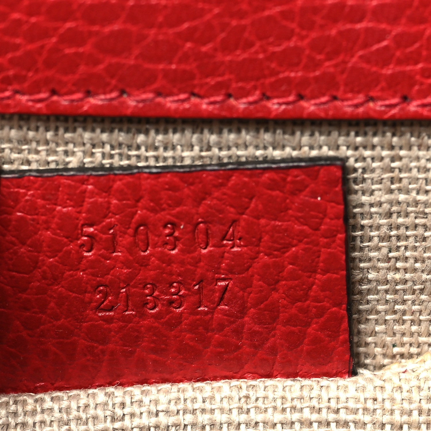 Dollar Calfskin Small Interlocking G Shoulder Bag Red