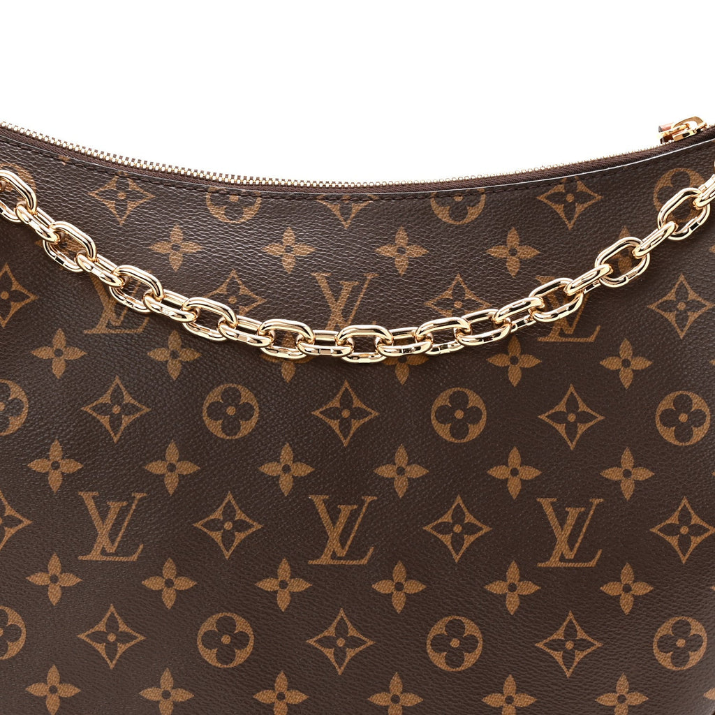 Reverse Monogram Loop Hobo