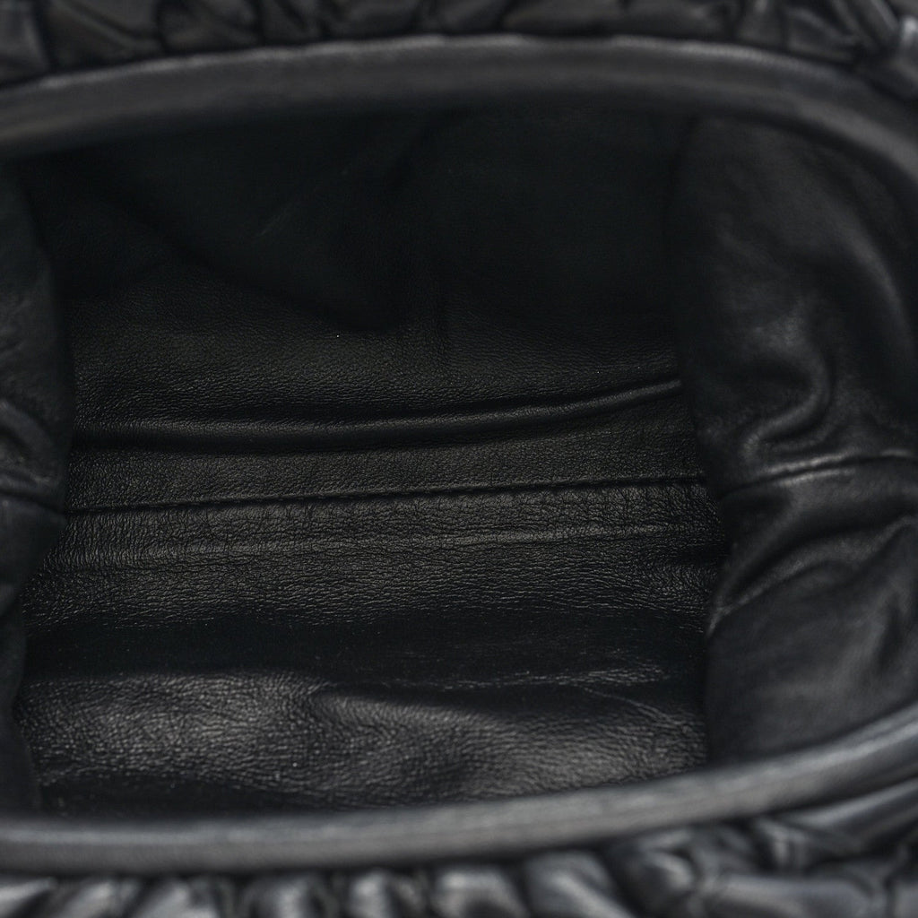 Nappa Intrecciato The Mini Pouch Black