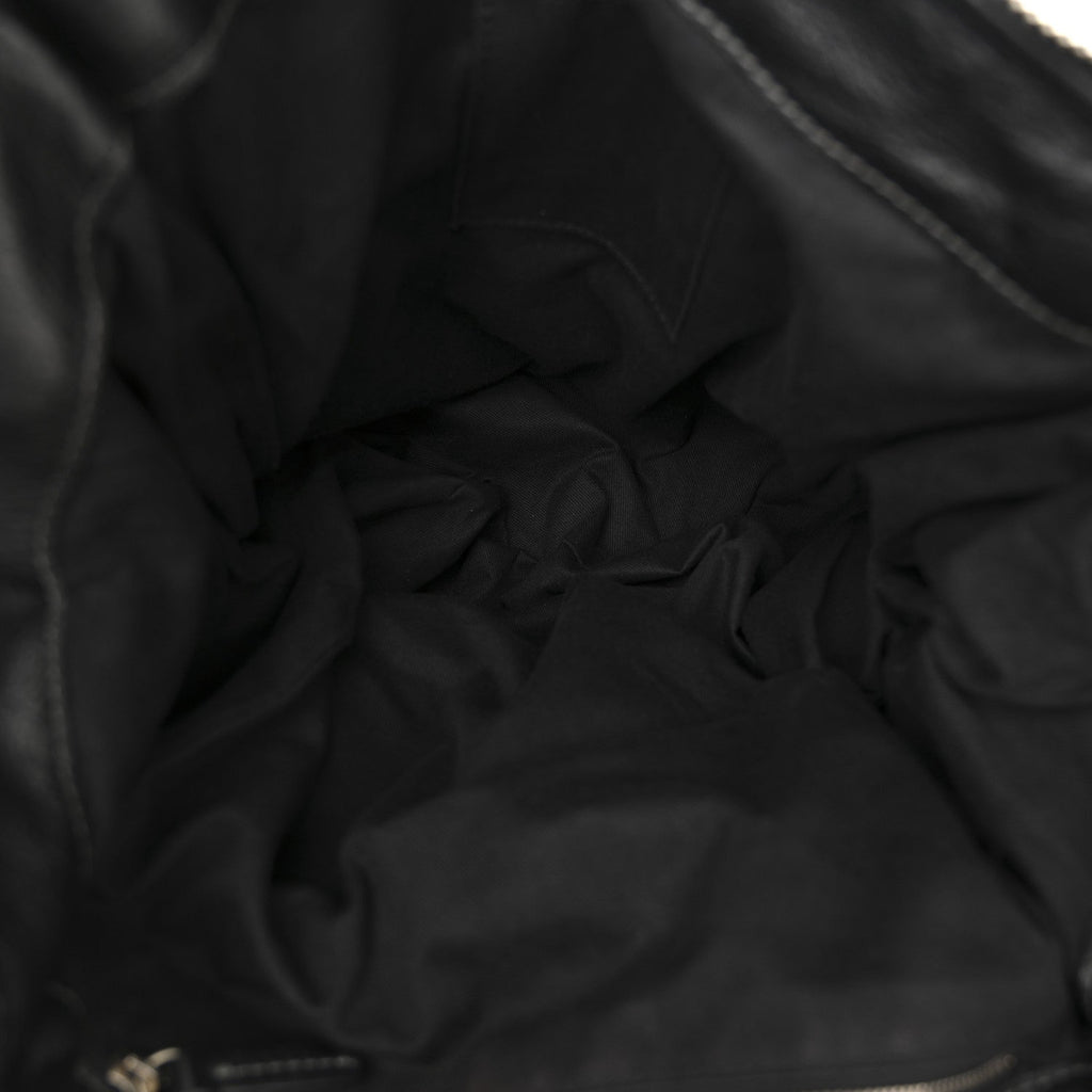 Grained Calfskin Paddington Tote Black