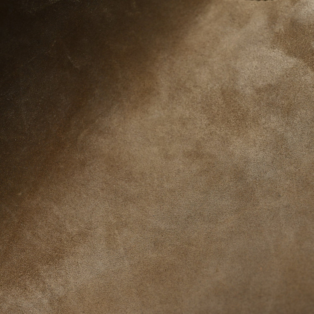 Suede Calfskin Medium Lotus Tote Mud
