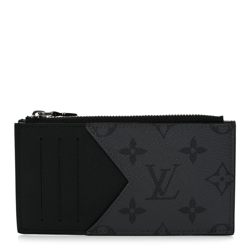 Reverse Monogram Eclipse Taiga Coin  Holder