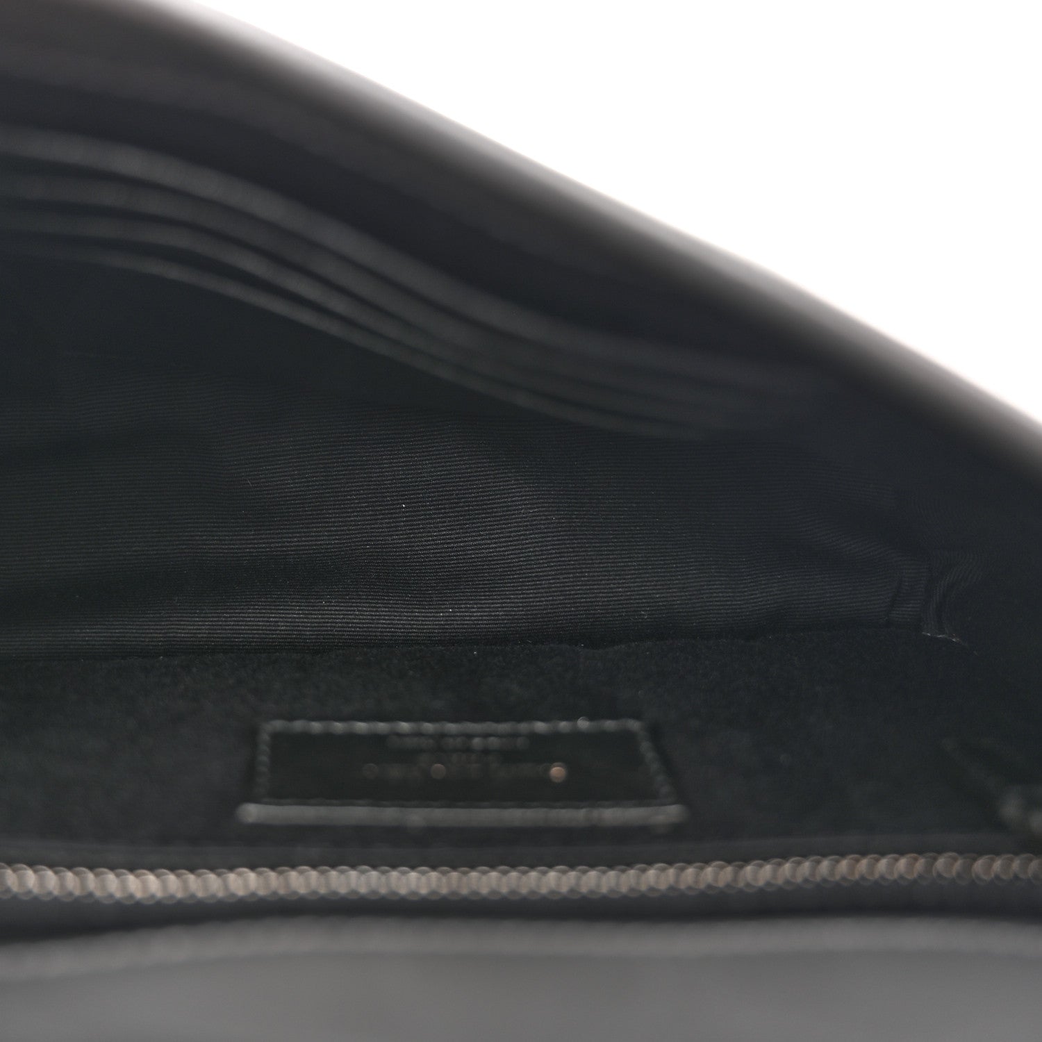 Crinkled Calfskin Matelasse Monogram Niki Chain Wallet Storm