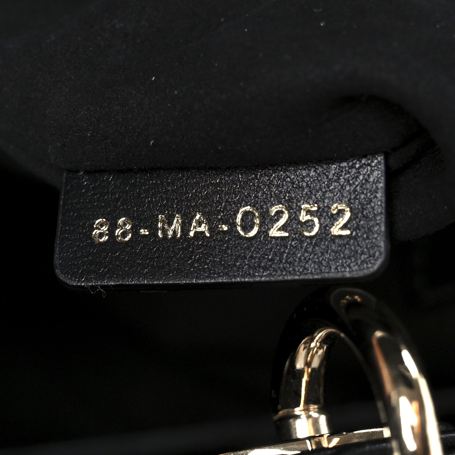 Lambskin Cannage Medium Lady Dior Black