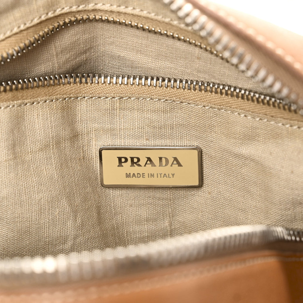 Soft Calf Top Handle Satchel Brown