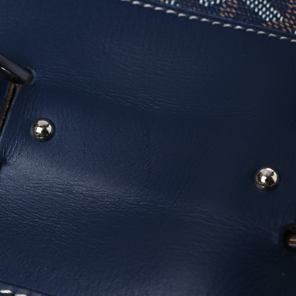 Goyardine Steamer PM Navy Blue