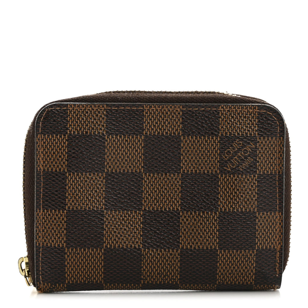 Damier Ebene Zippy Coin Purse