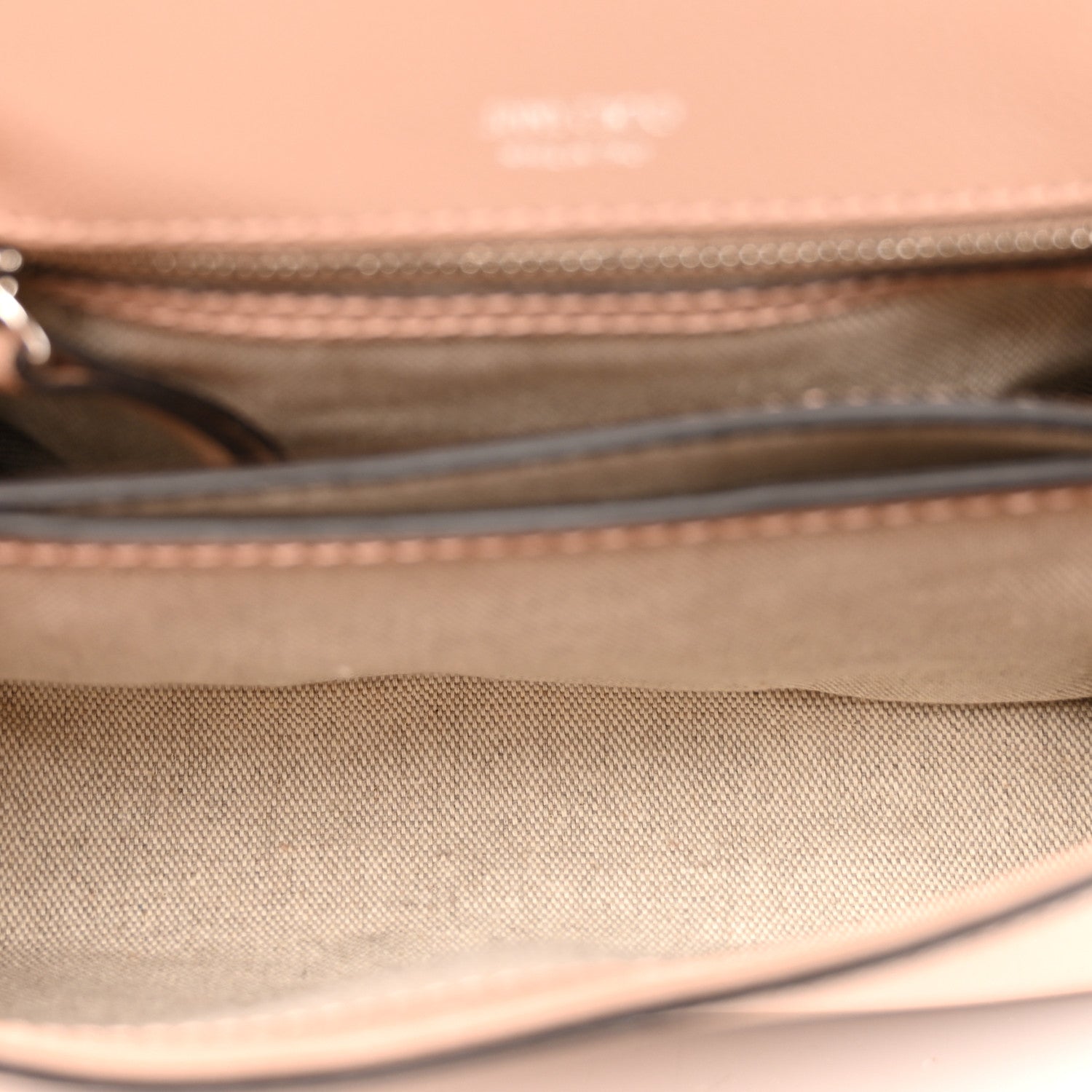 Calfskin Crystal Small Cheri Top Handle Bag  Powder Pink
