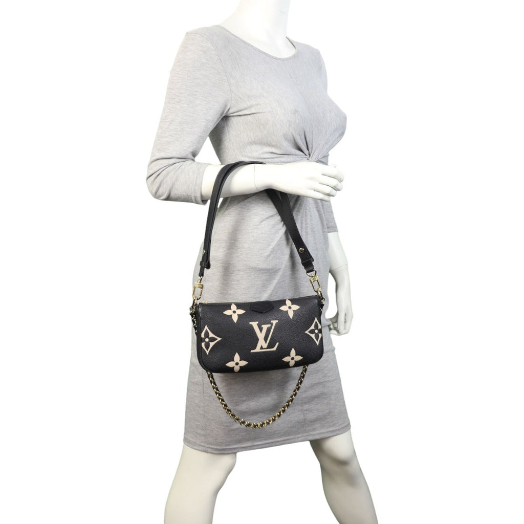 Louis Vuitton Multi Pochette Accessoires Monogram Empreinte Giant Bicolour
