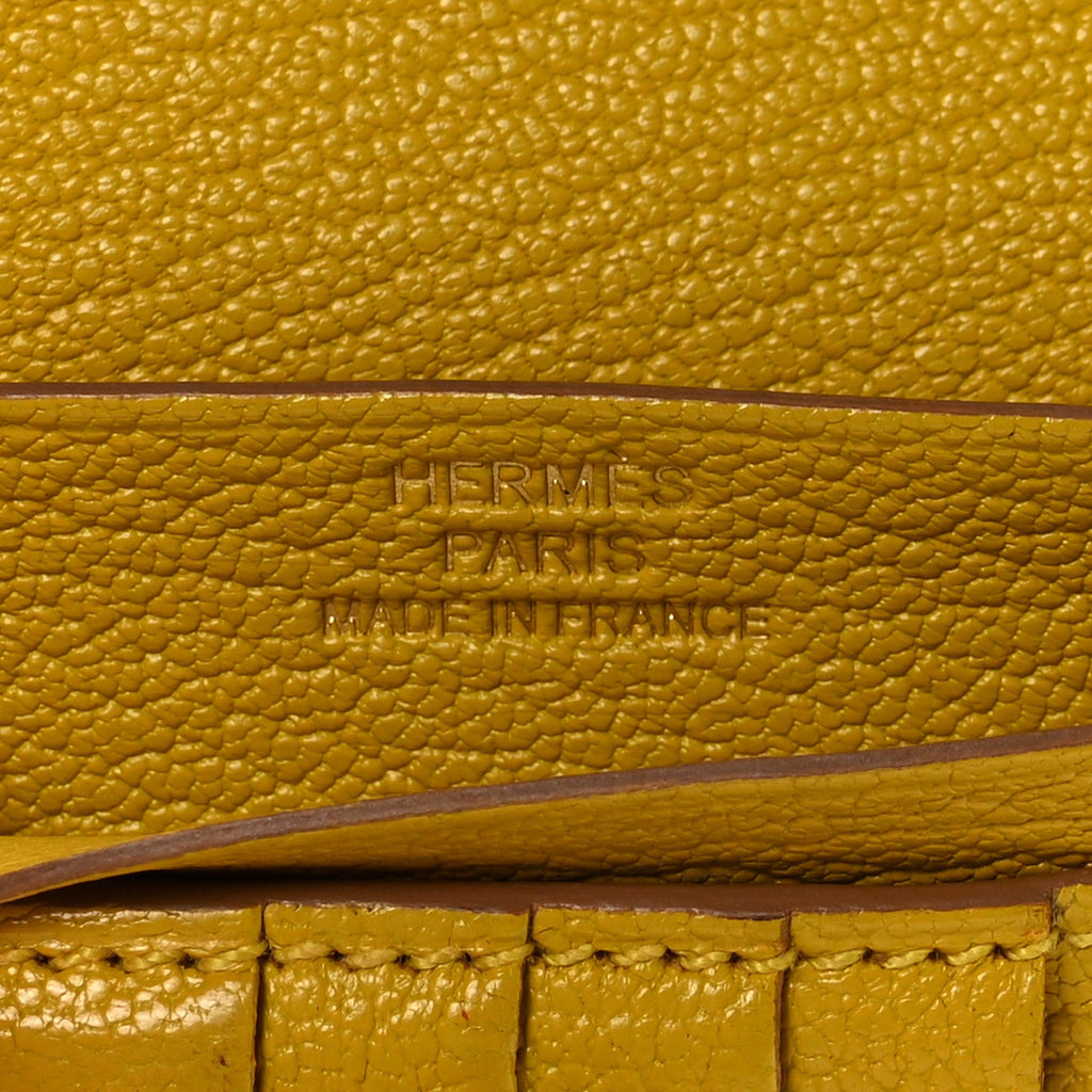 Chevre Mysore Bearn Compact Wallet Cumin