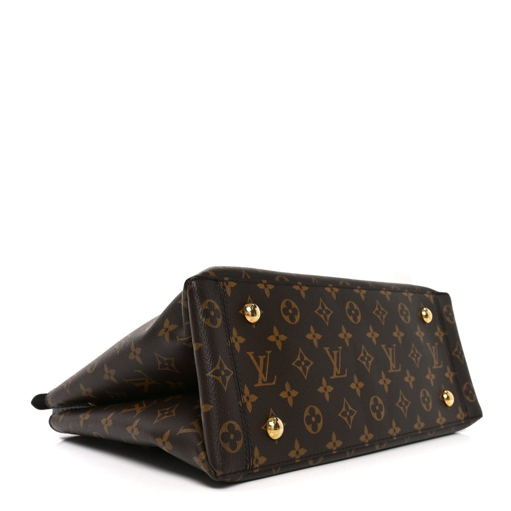 Monogram Flower Tote Black