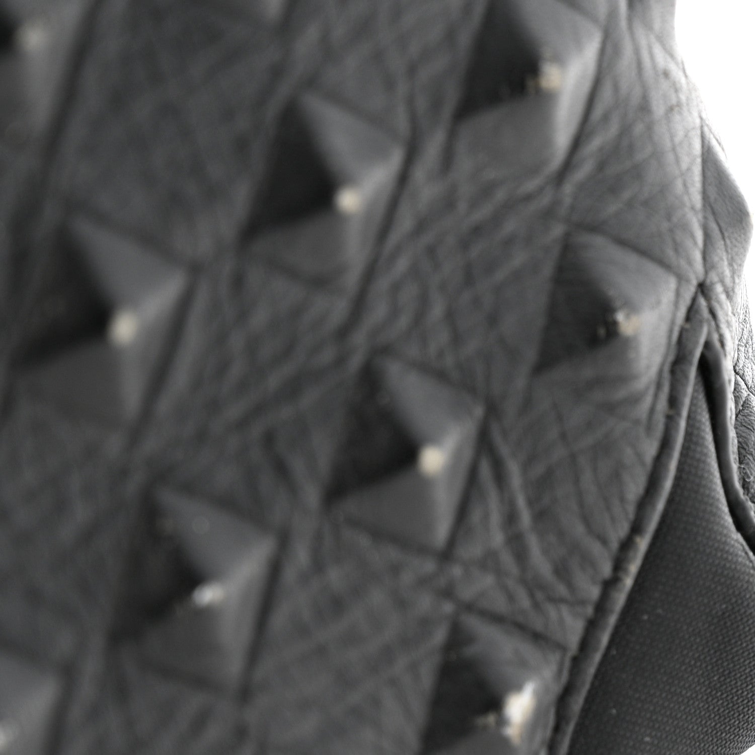 Nylon Monogram Studded Stark Medium Backpack Black