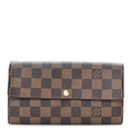 Damier Ebene Sarah Wallet