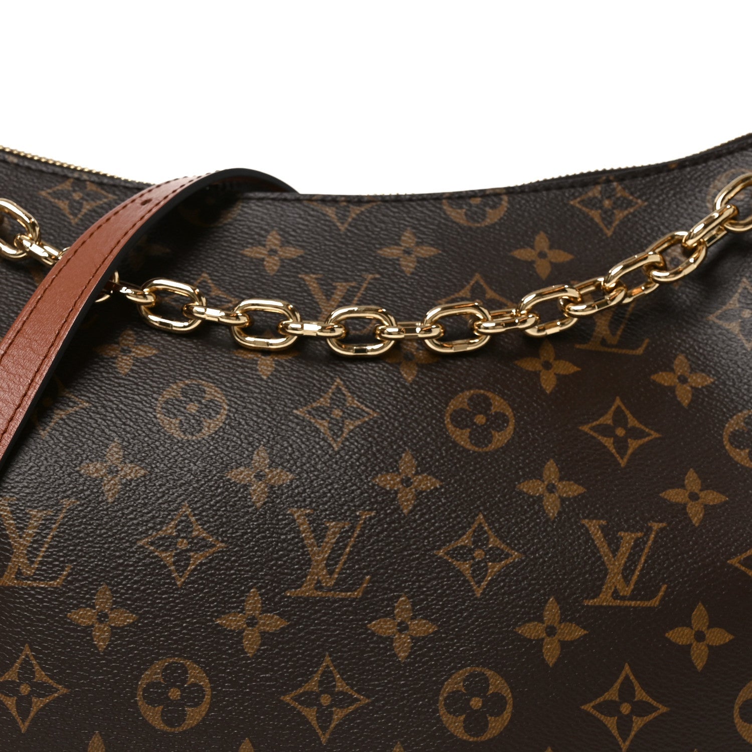 Reverse Monogram Loop Hobo