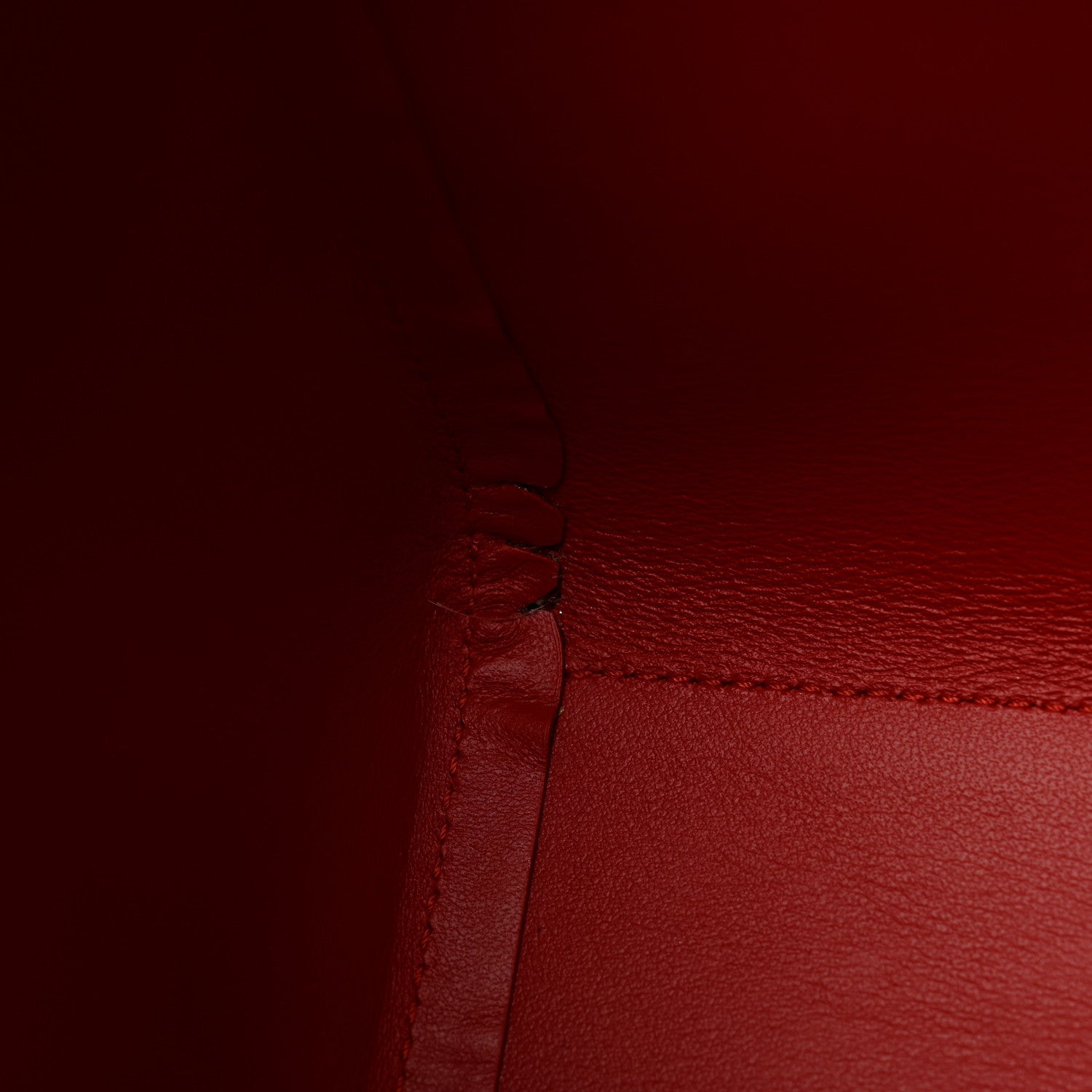 Patent Calfskin Spikes Mini East West Cabata Tote Red