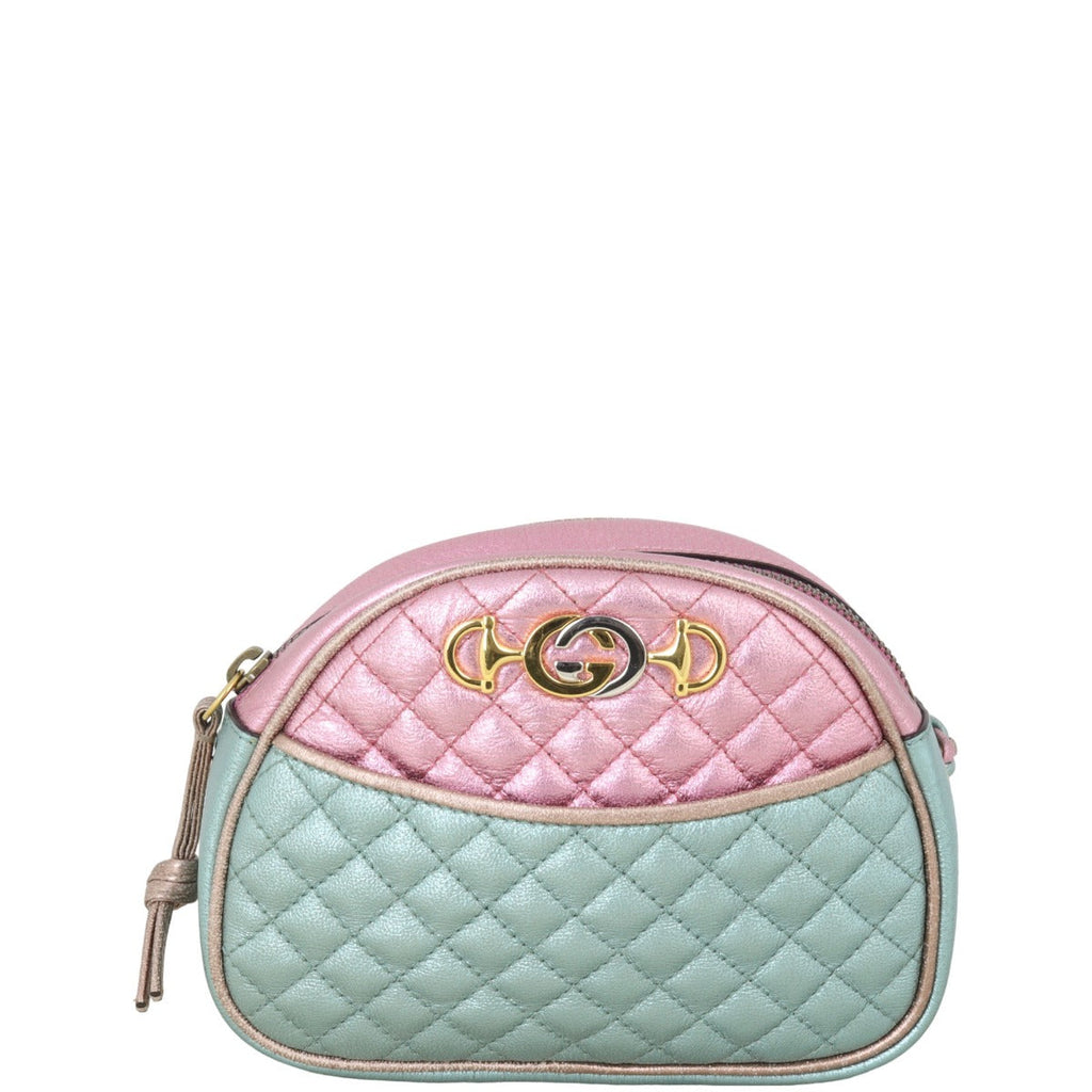 Gucci Zumi Trapuntata Mini GG Shoulder Bag