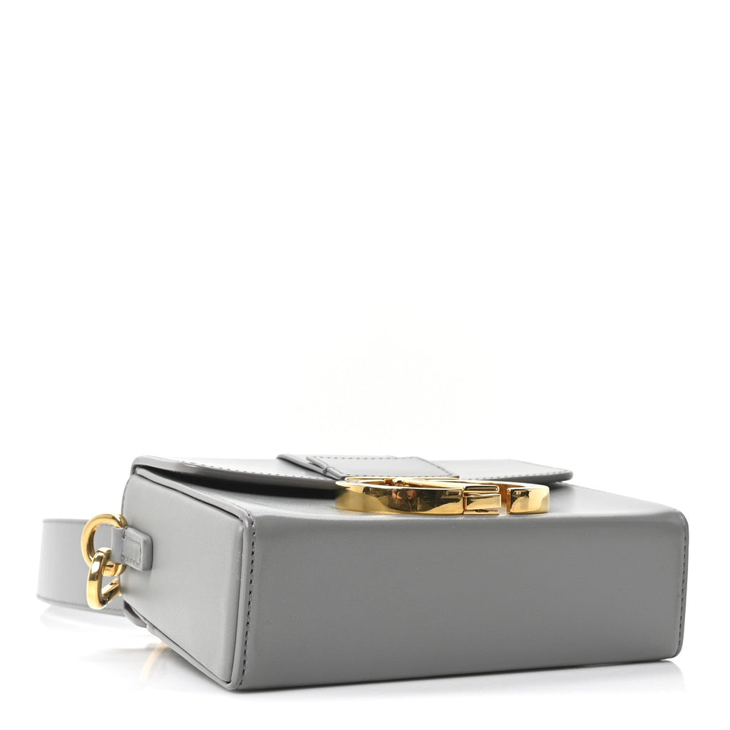 Box Calfskin 30 Montaigne Box Bag Gray