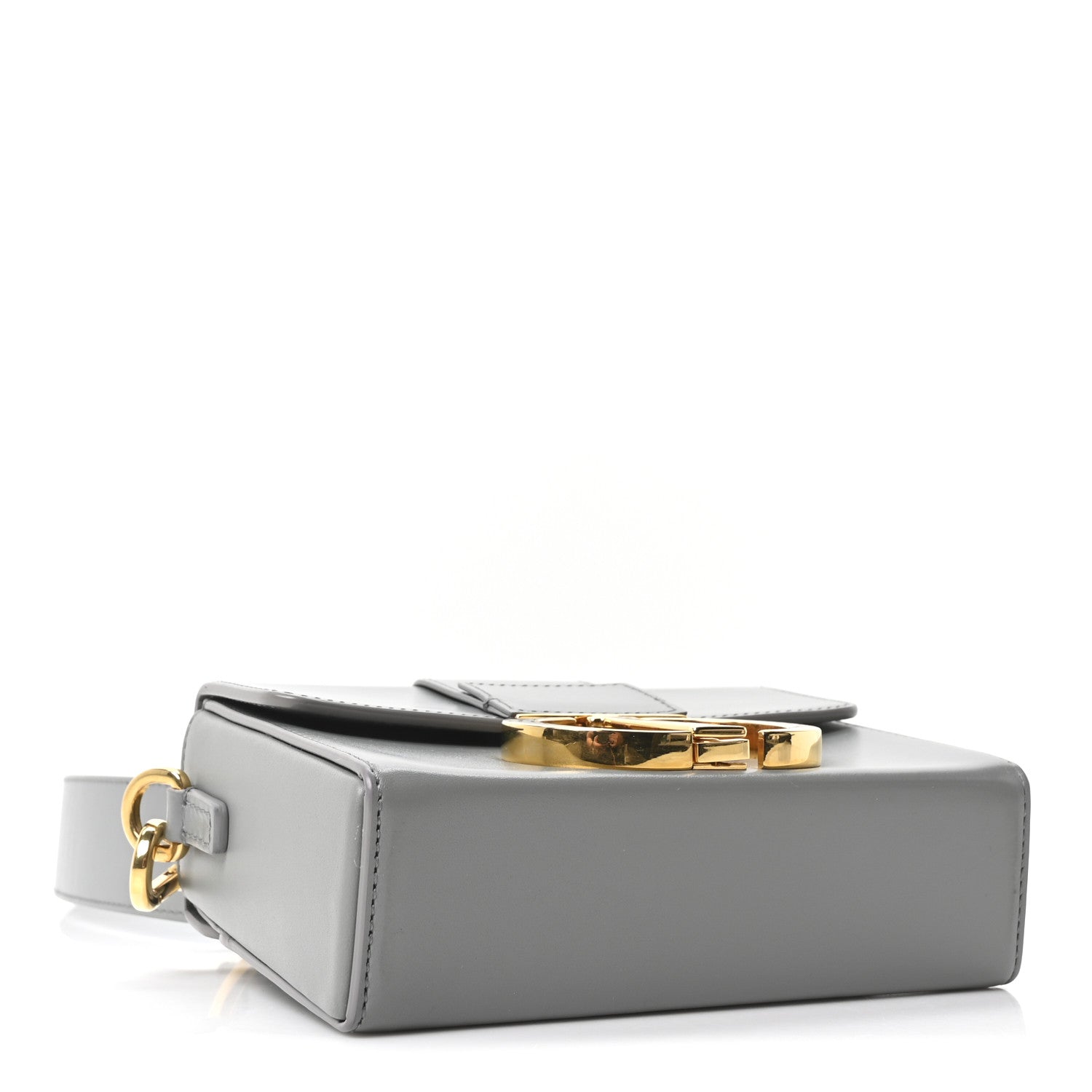 Box Calfskin 30 Montaigne Box Bag Gray