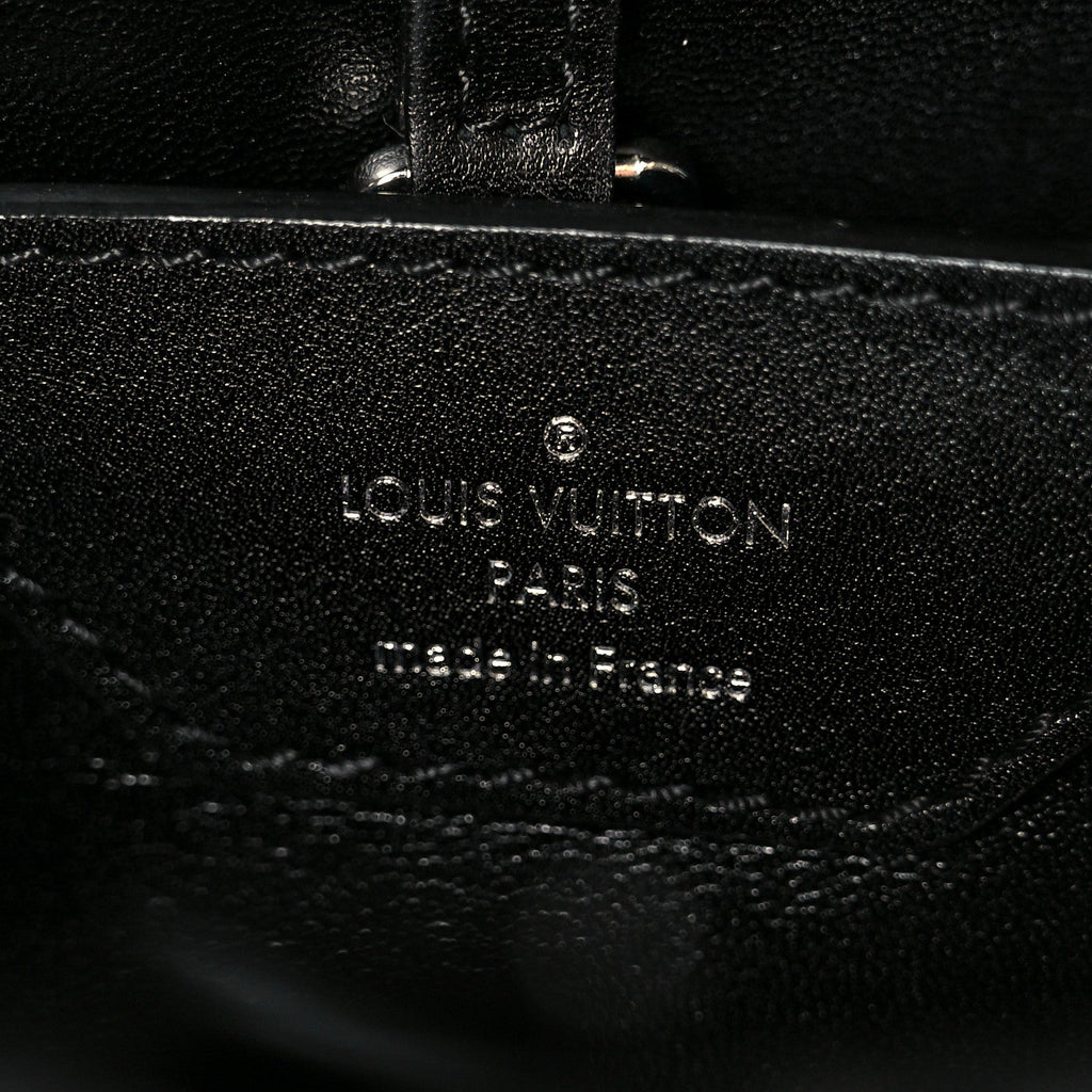 Calfskin Karung Beaded Shanghai Skyline Capucines BB Black