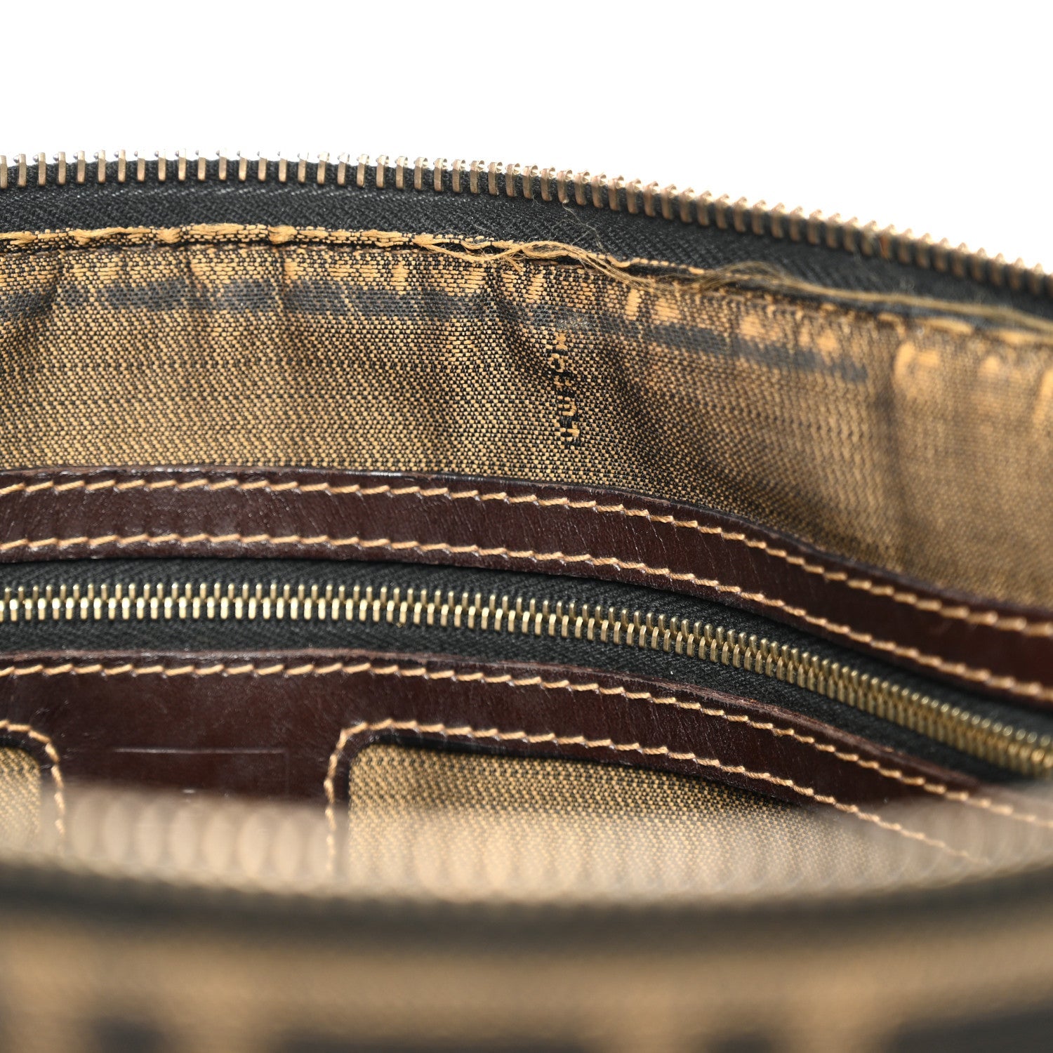 Zucca Zipped Baguette Tobacco