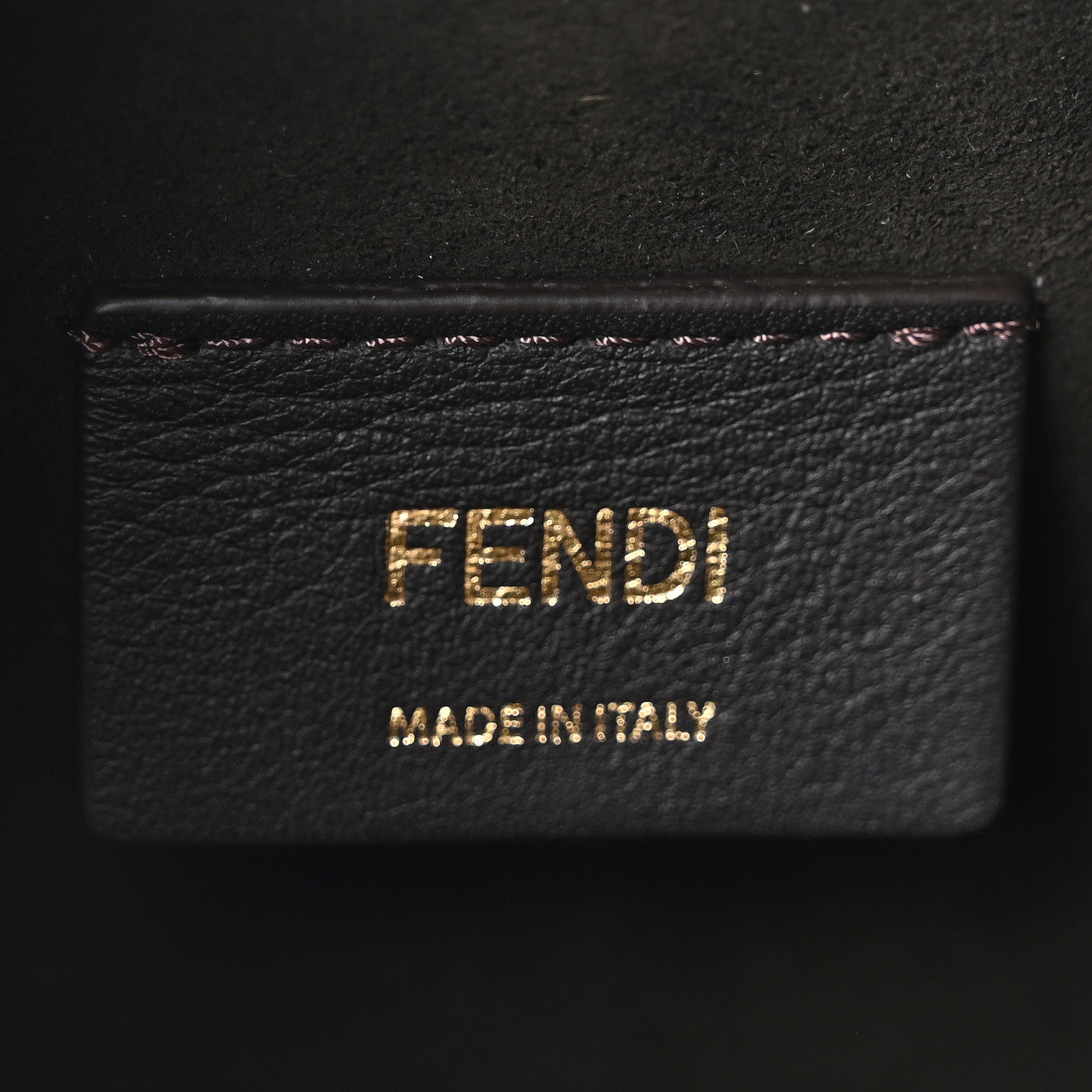 Chenille Vitello F is Fendi Micro FF Mini Mon Tresor Bucket Bag Verde Inglese