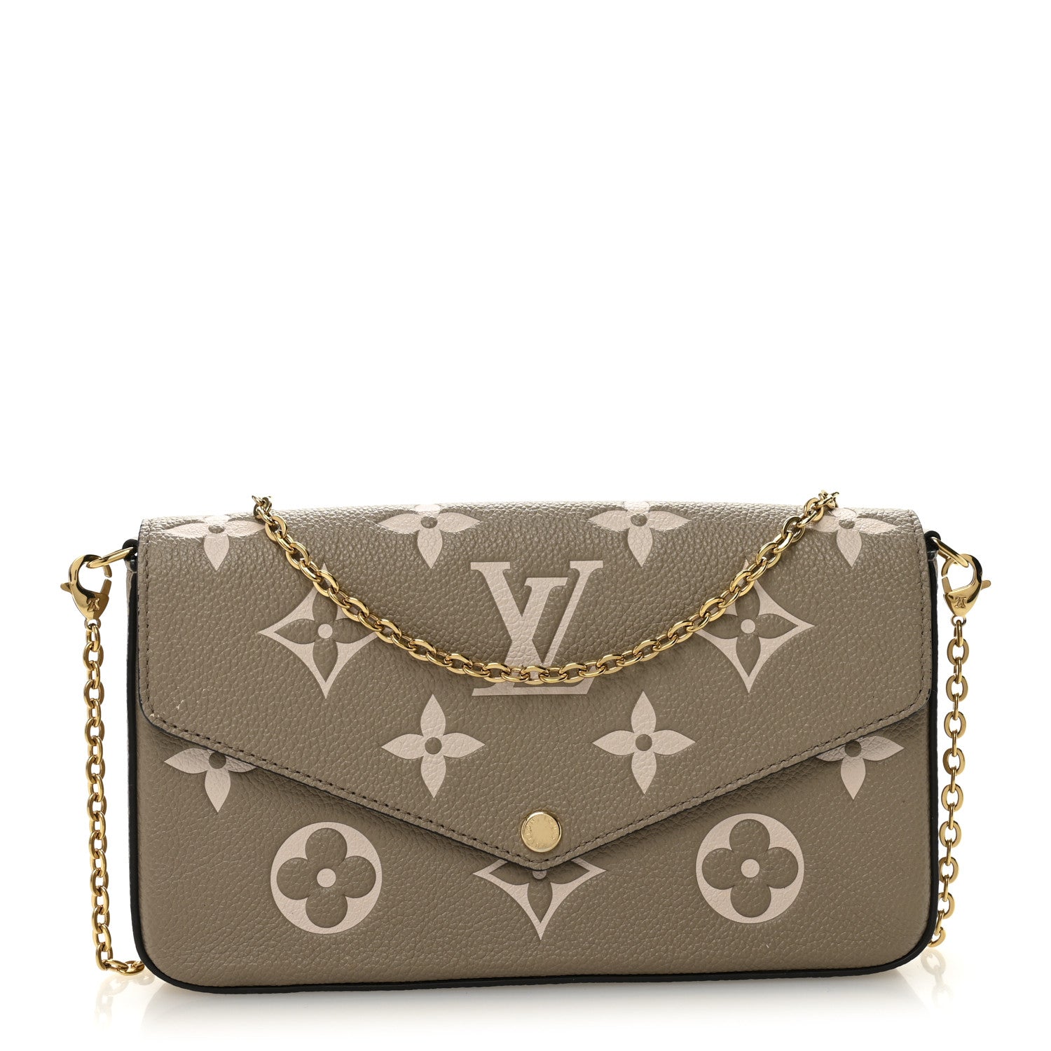 Empreinte Monogram Giant Felicie Pochette Tourterelle Creme