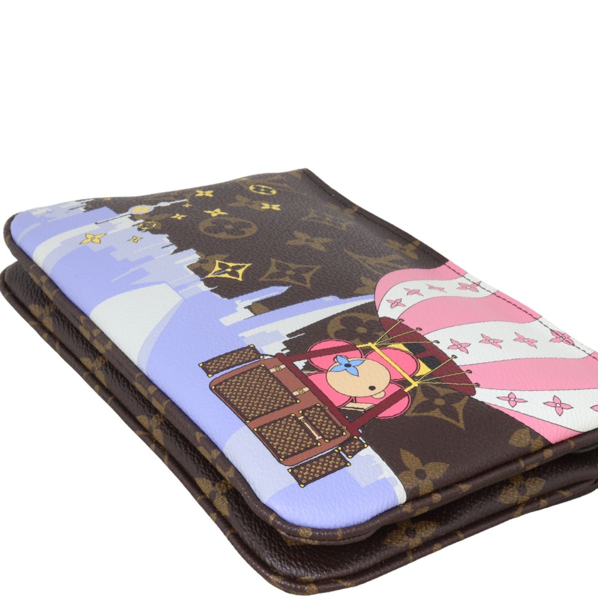 Louis Vuitton Double Zip Pochette Monogram Vivienne Xmas Shanghai
