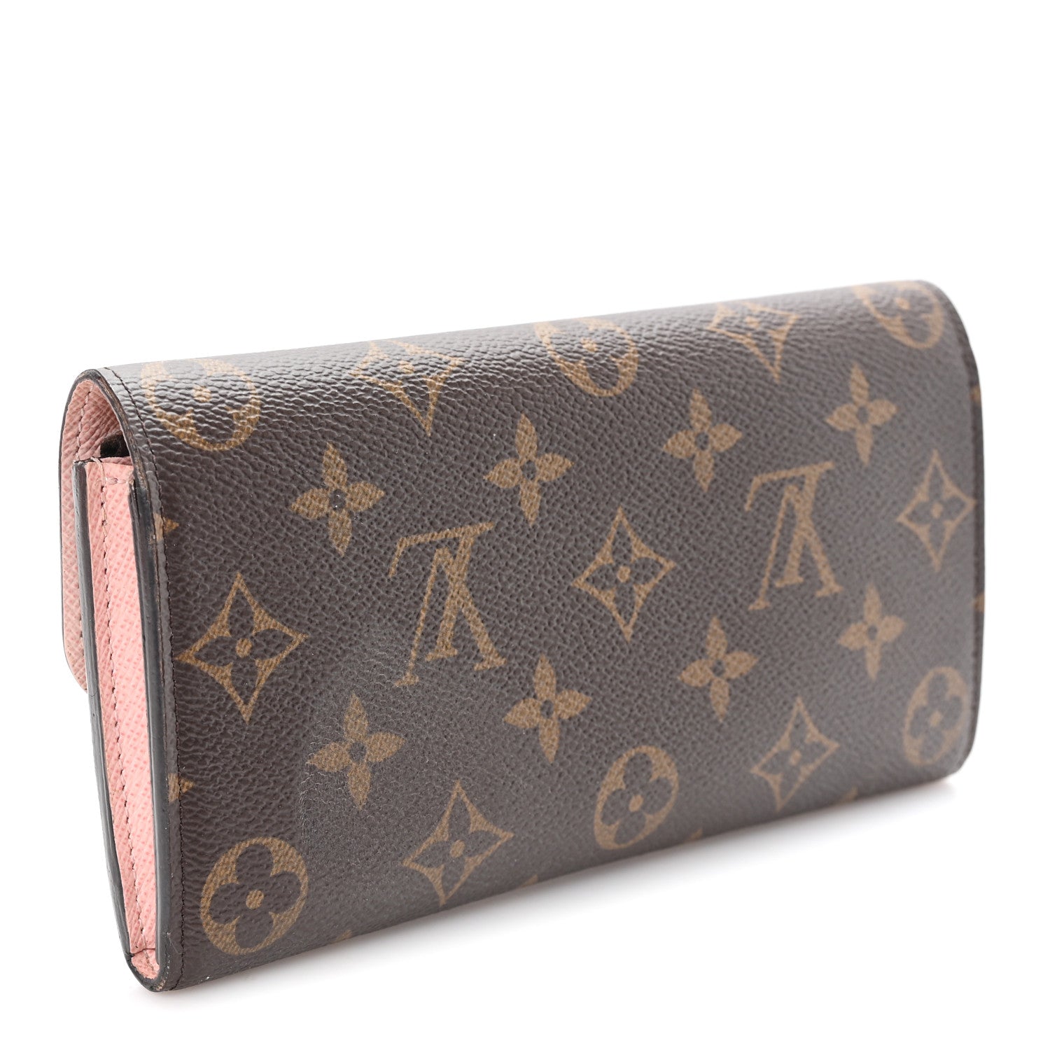 Monogram Emilie Wallet Rose Ballerine
