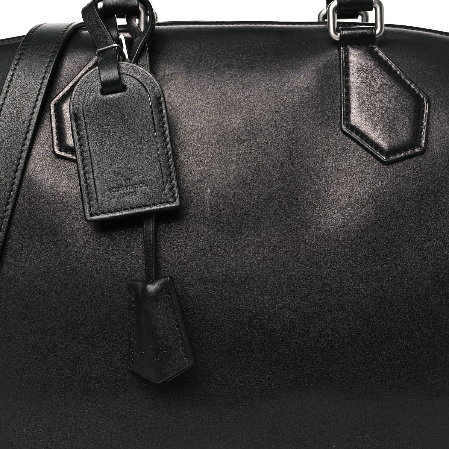 Smooth Millesime Calfskin Lockit MM Black