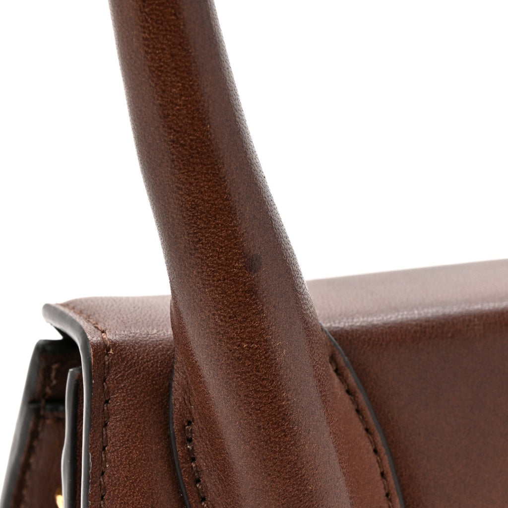 Smooth Calfskin Le Grand Chiquito Dark Brown