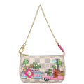 Louis Vuitton Mini Pochette Accessoires Damier Azur Hollywood Vivienne Christmas 2021