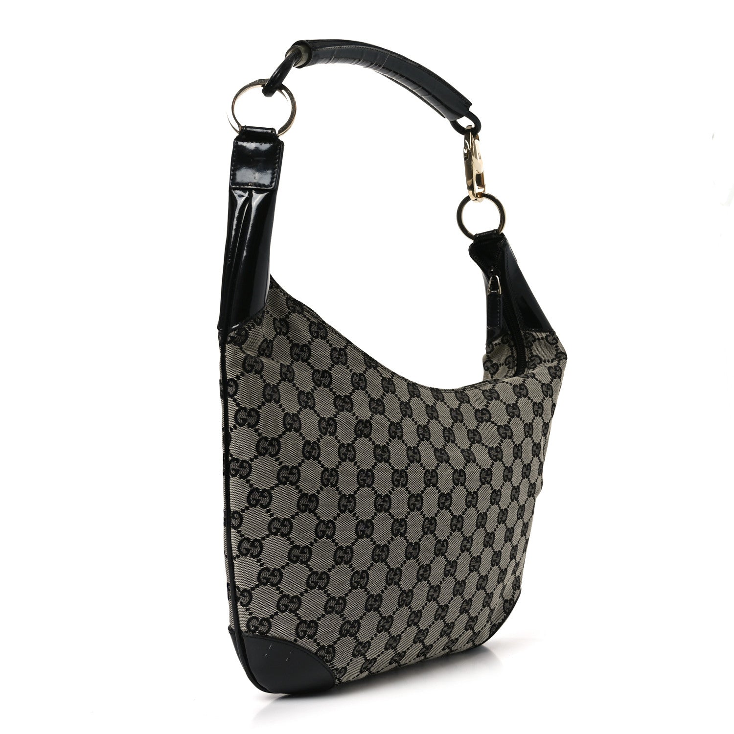 Monogram Classic Ring Hobo Black