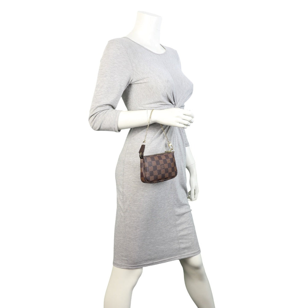 Louis Vuitton Mini Pochette Accessoires Damier Ebene
