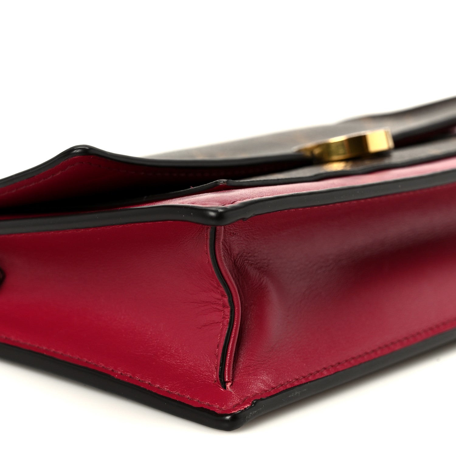 Monogram Flore Chain Wallet Fuchsia