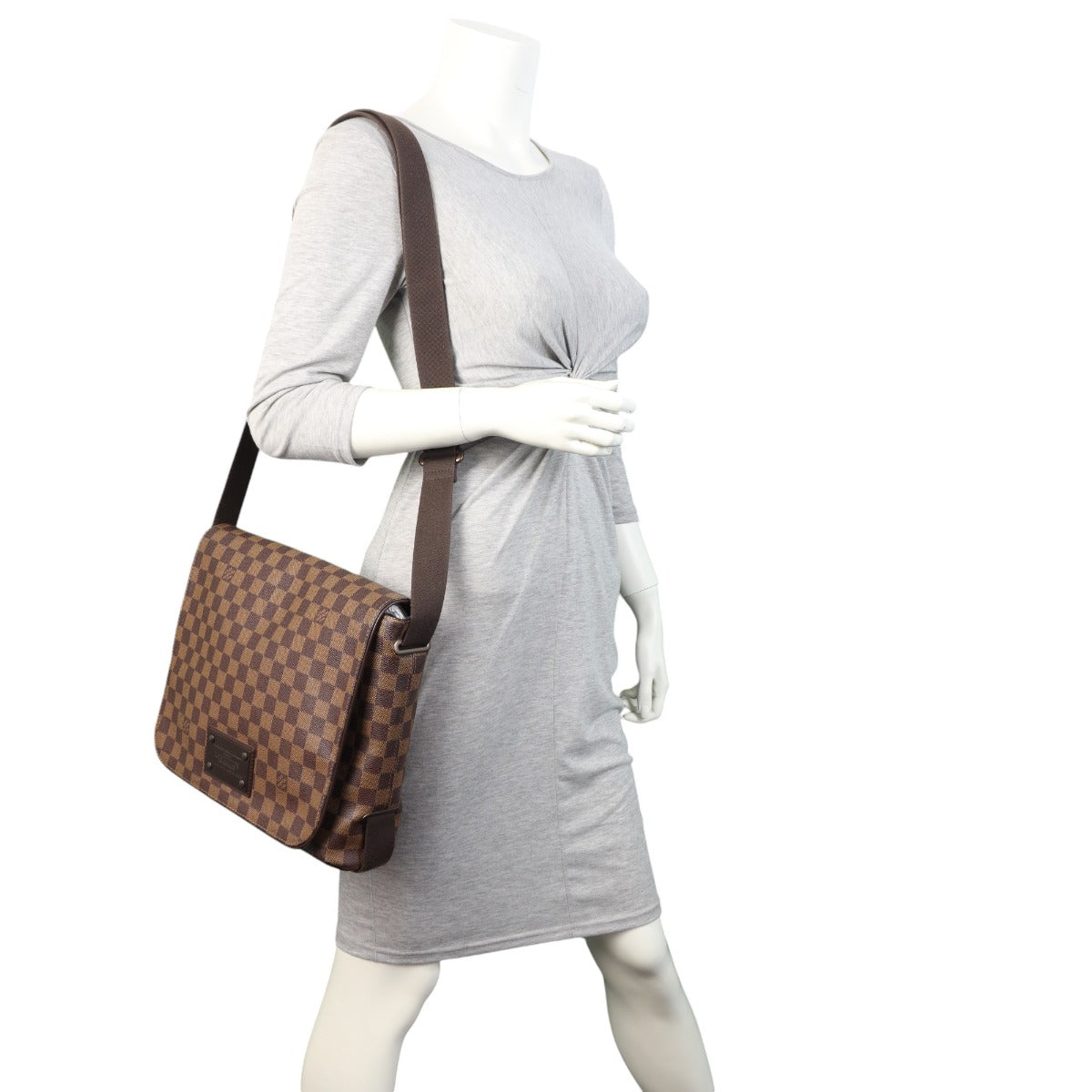 Louis Vuitton Brooklyn MM Messenger Damier Ebene