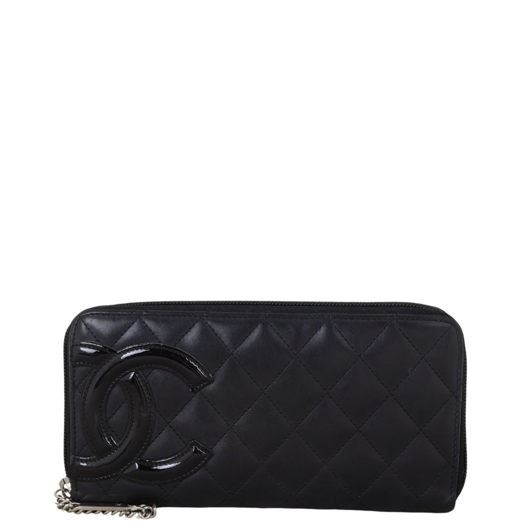 Chanel Ligne Cambon Zip Around Wallet