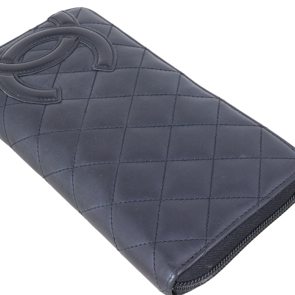 Chanel Ligne Cambon Zip Around Wallet
