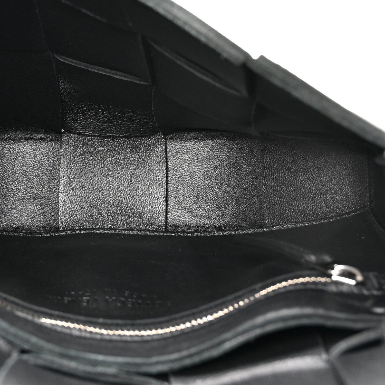 Lambskin Maxi Intrecciato Cassette Crossbody Bag Black