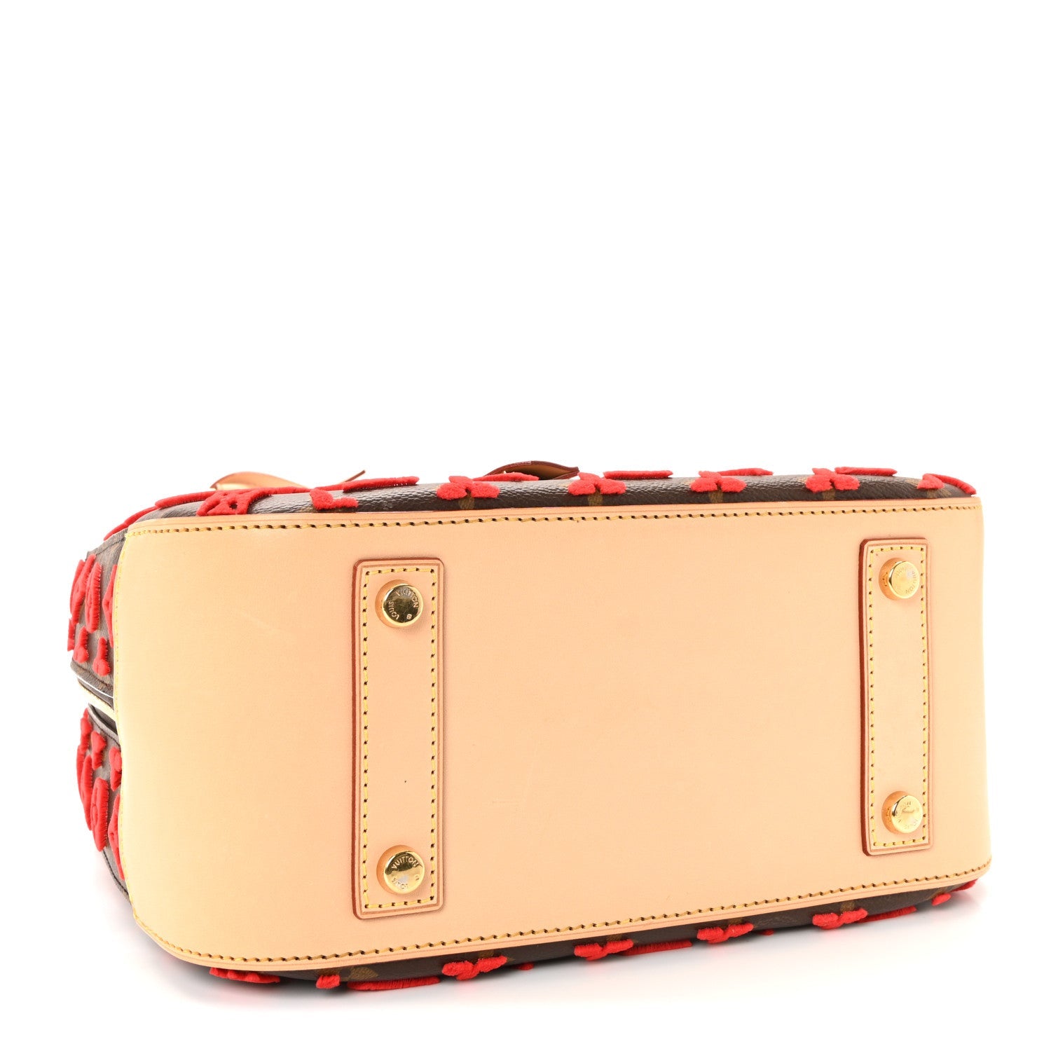 Monogram Tuffetage Deauville Cube Red