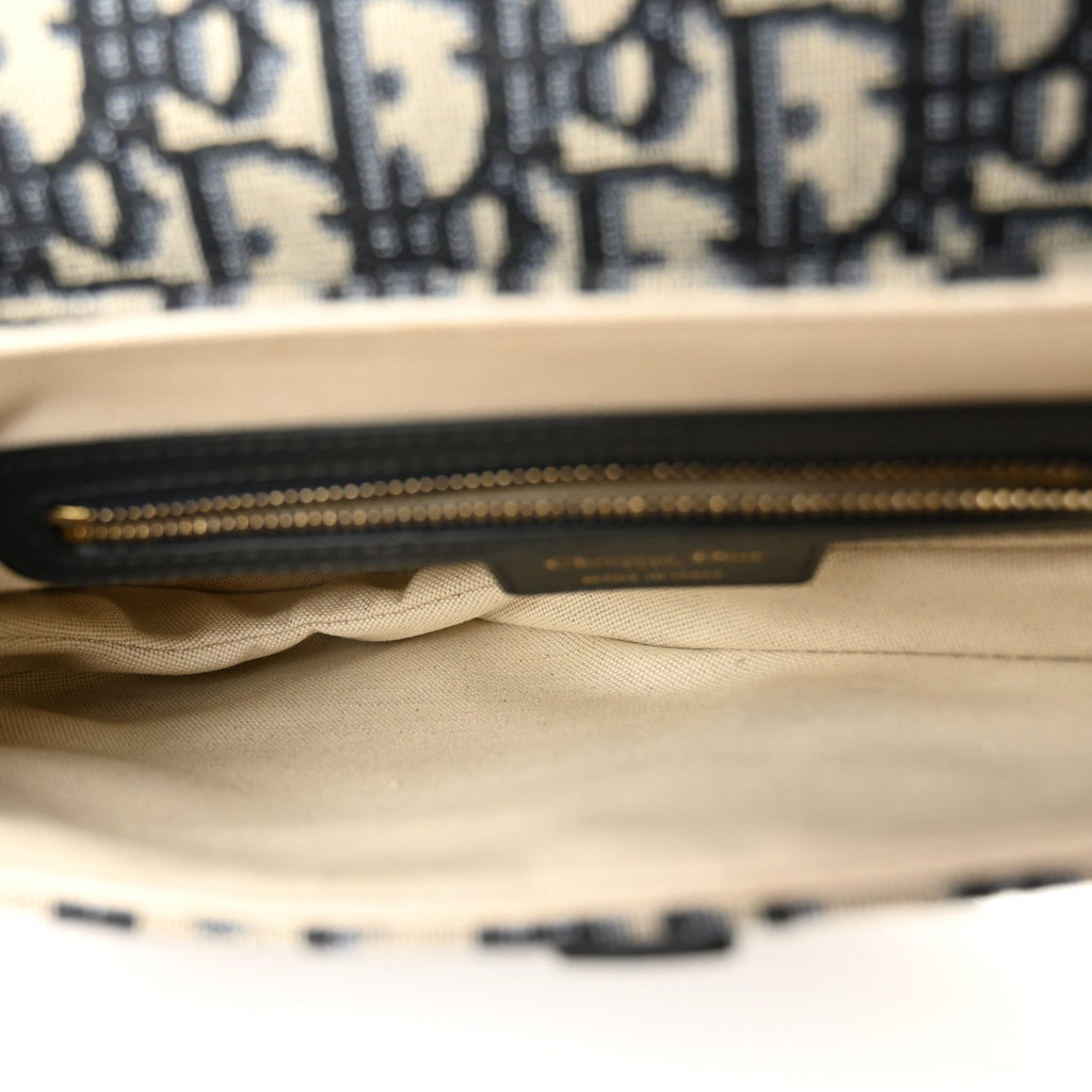 Oblique Saddle Bag Blue