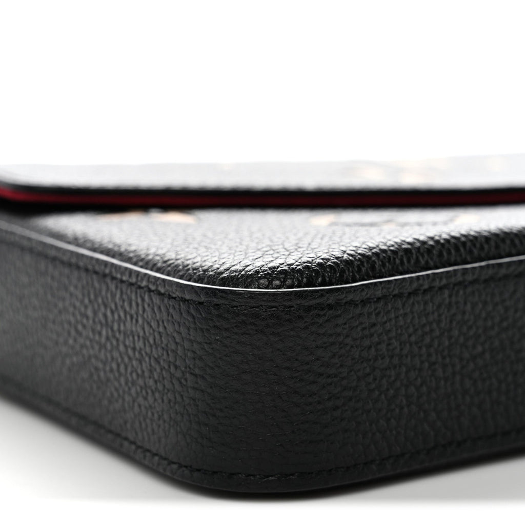 Empreinte Monogram Giant Felicie Pochette Black Beige