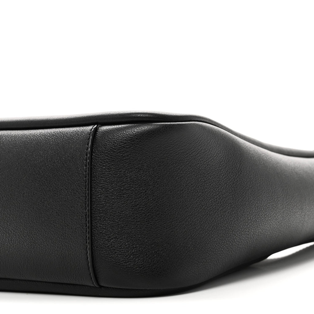 Smooth Calfskin Small Le 5 A 7 Soft Hobo Black