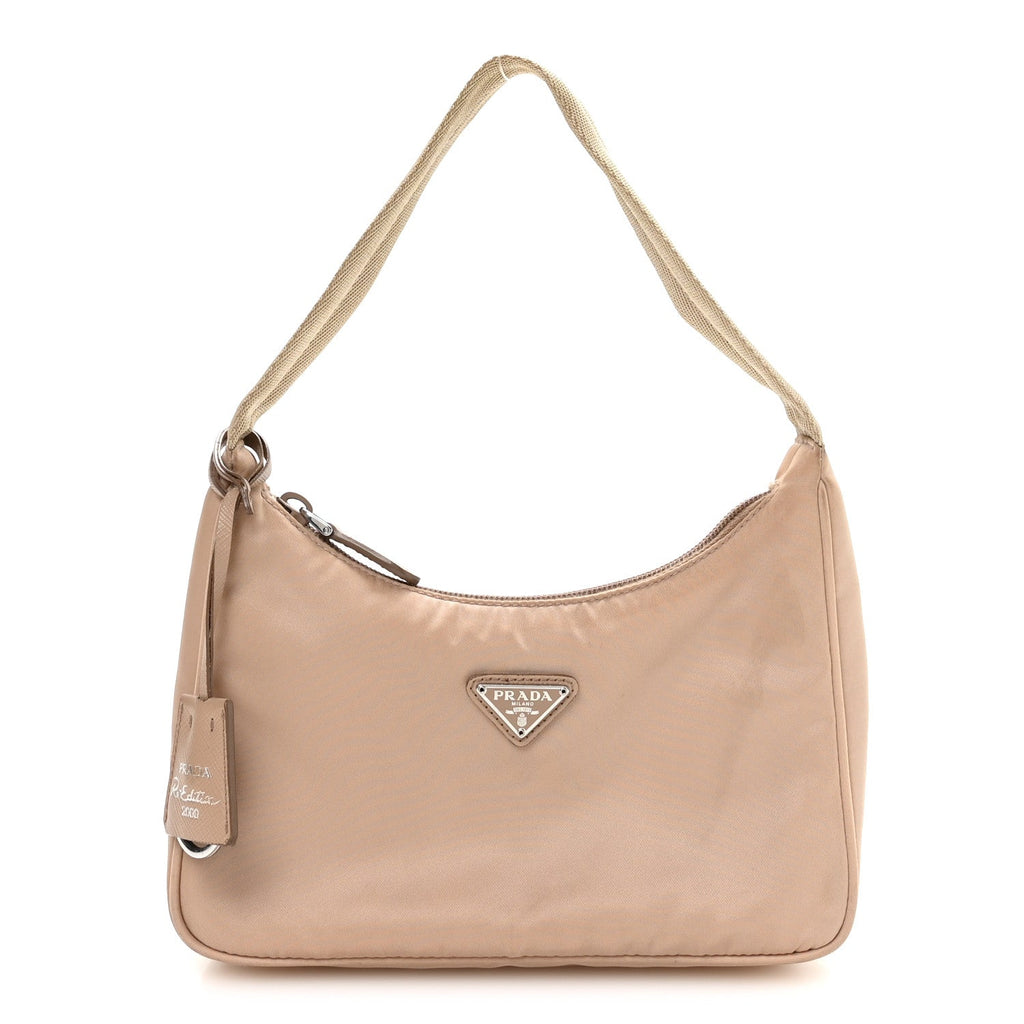 Tessuto Nylon Mini Re-Edition 2000 Bag Cammeo