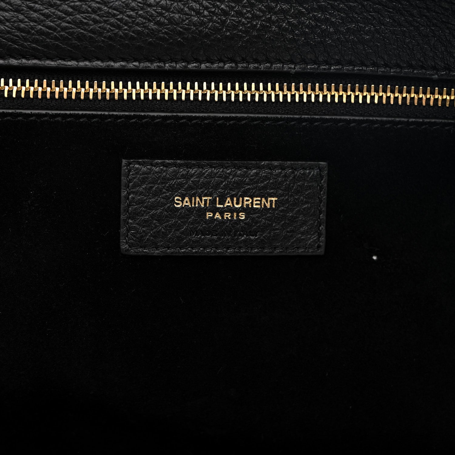 Grained Deerskin Bea Tote Black