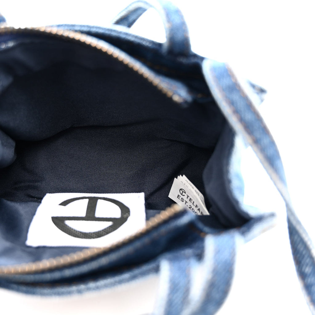 Denim Small Shopping Bag Blue