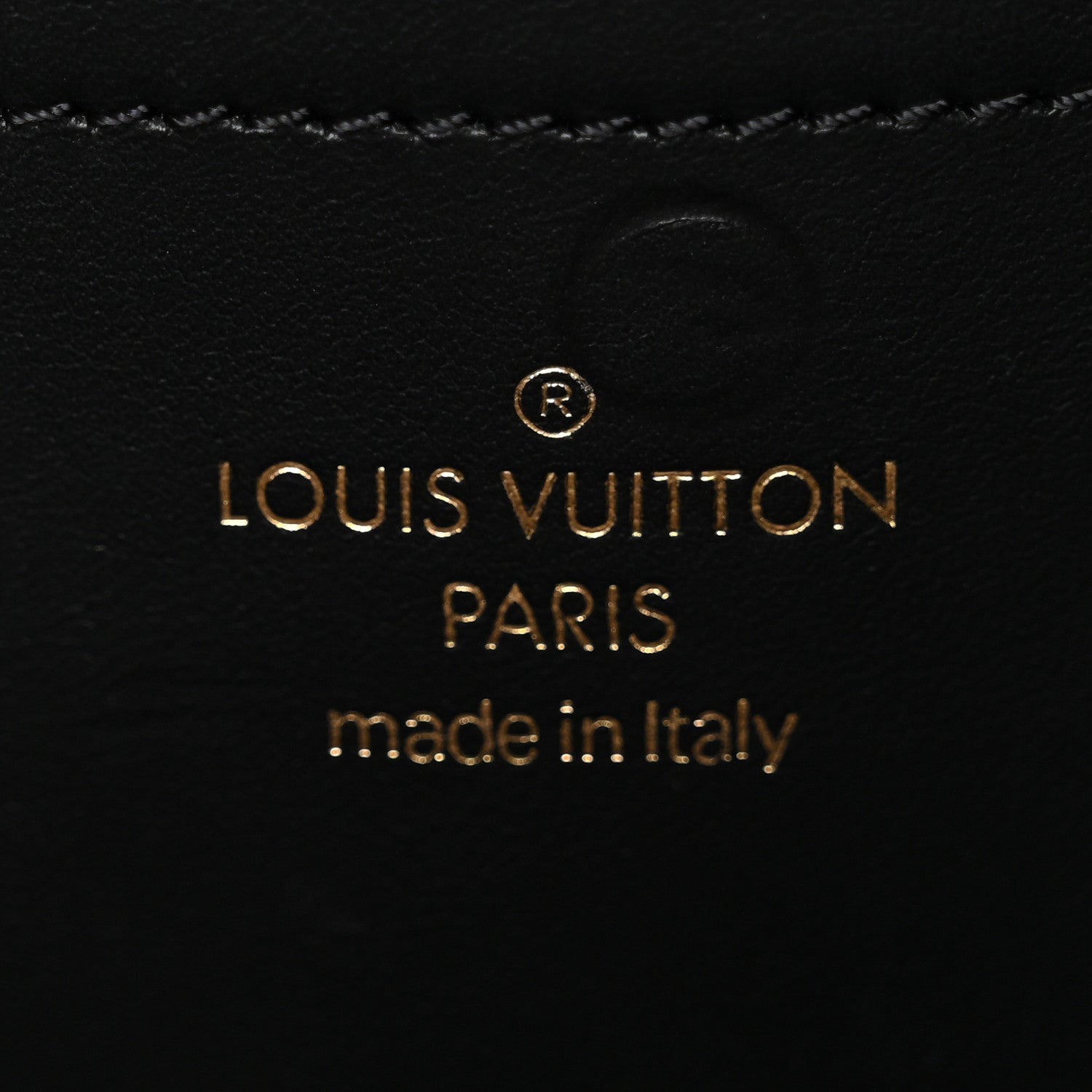 Calfskin Monogram Embossed Utility Crossbody Black