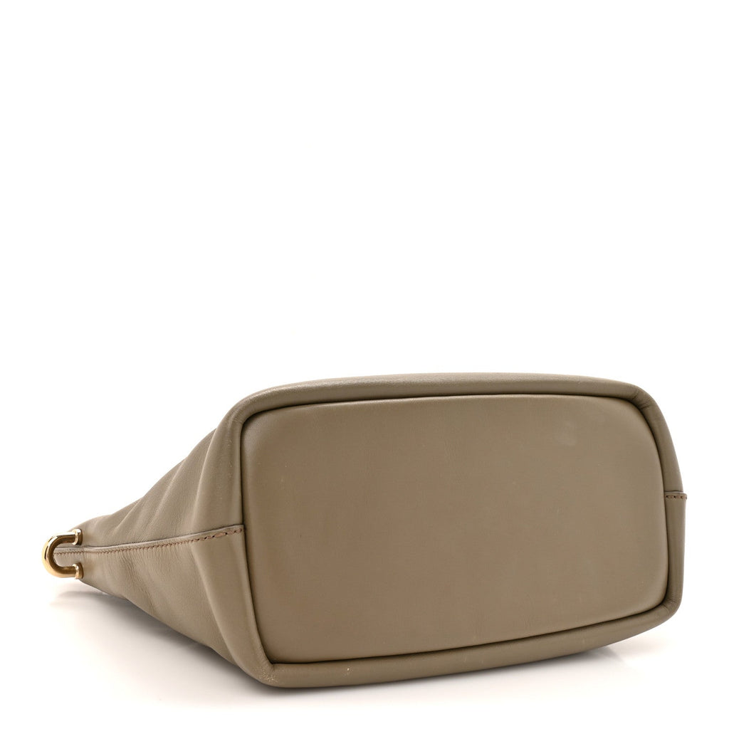Smooth Calfskin Mini Baylee Tote Cashmere Grey