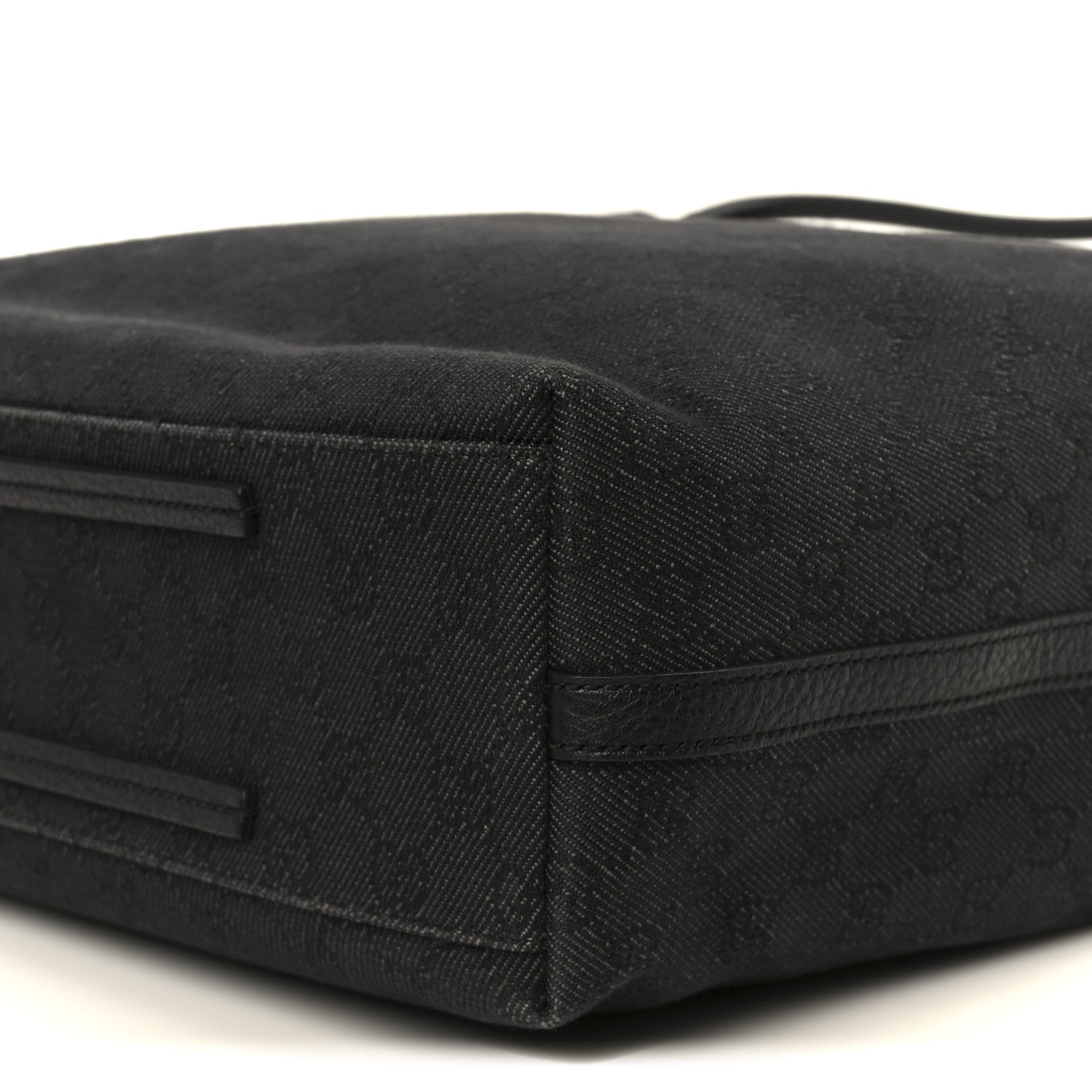Canvas Monogram Gifford Shopping Tote Black